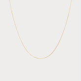 14K Solid Gold Chain Necklakce BlackSugar Fine Modern Chic Jewelry that Celebrities Wear